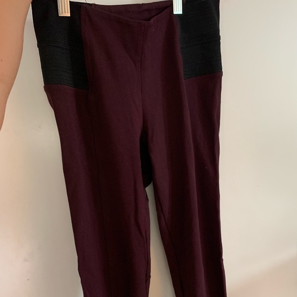 Burgundy leggings - Picture 2 of 2